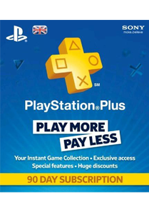 Playstation Plus 90 day UK